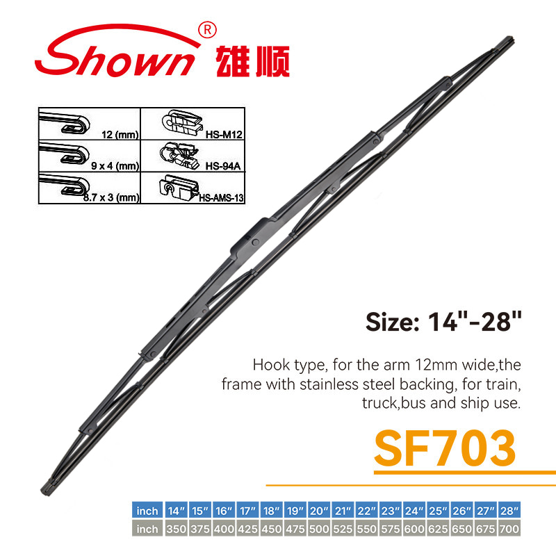 Truck windshield wiper blade